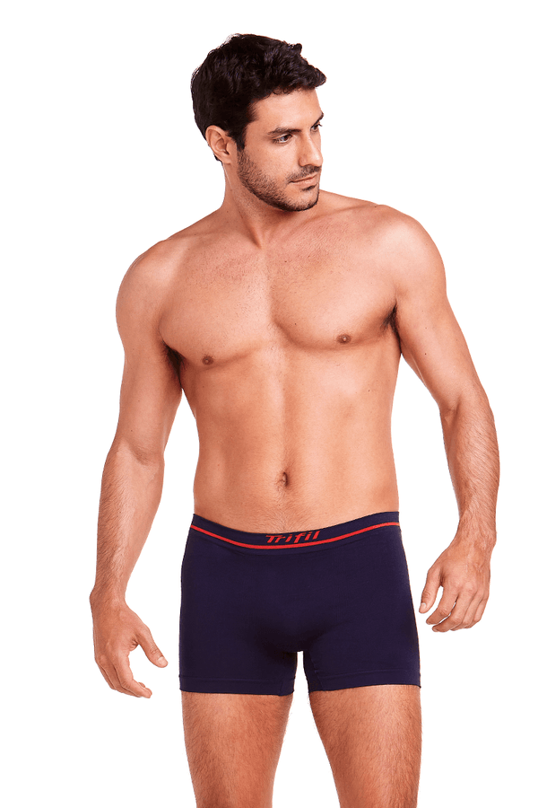 Cueca Trifil Boxer Microfibra Tamanho: M | Cor: Azul Marinho