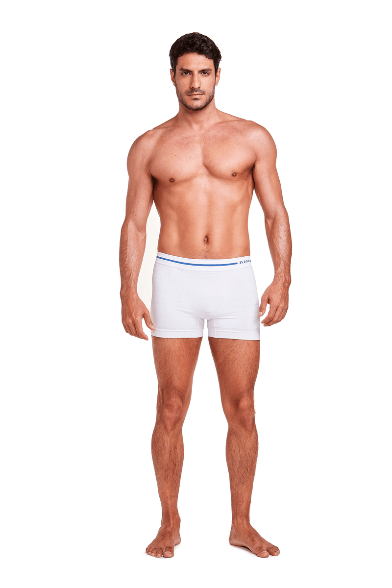 Cueca Adulto Boxer Xadrez Grid Trifil