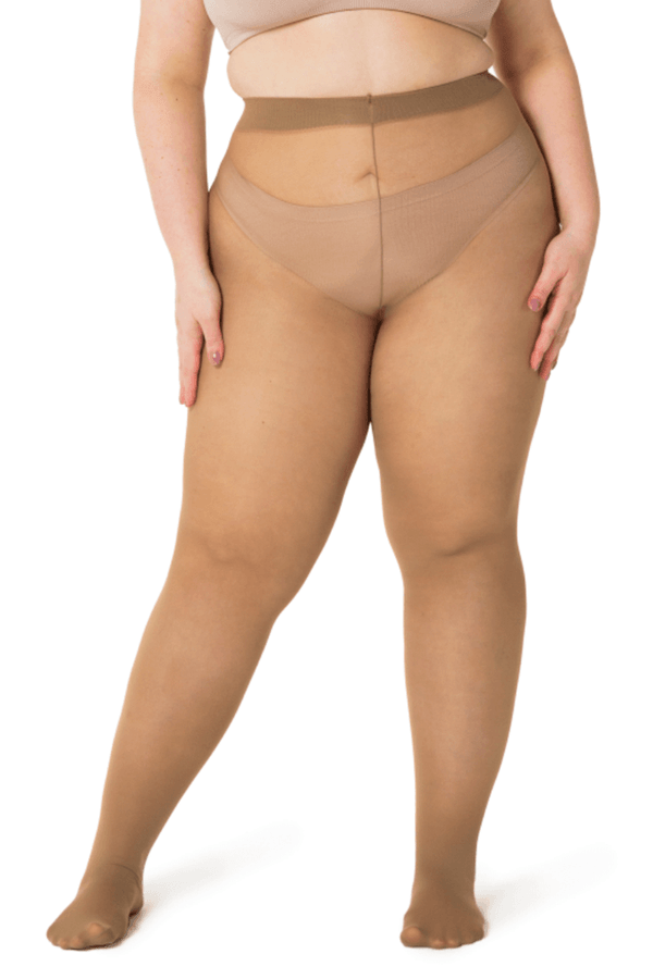 Meia-calça Opaca Plus Size Tamanho: GG2 | Cor: Natural