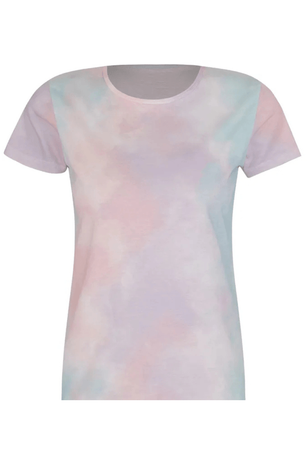 Pijama Short Doll Feminino Adulto Tie Dye Trifil Tamanho: P | Cor: Branca