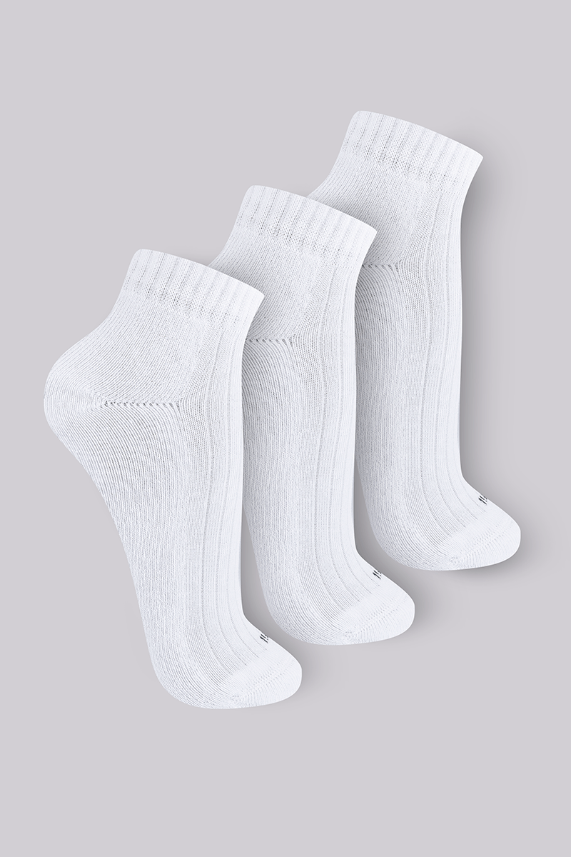 Kit com 3 Meias Trifil Infantil Cano Curto Atoalhada